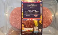 2 British Aberdeen Angus Beef Steak Burgers