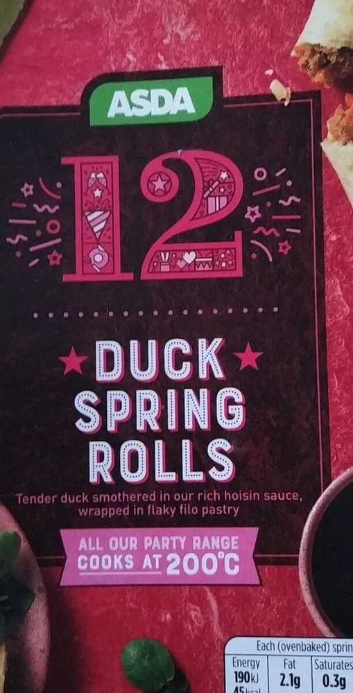Duck Spring Rolls