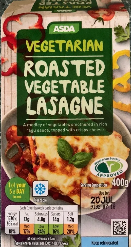 Roasted Vegetable Lasagne