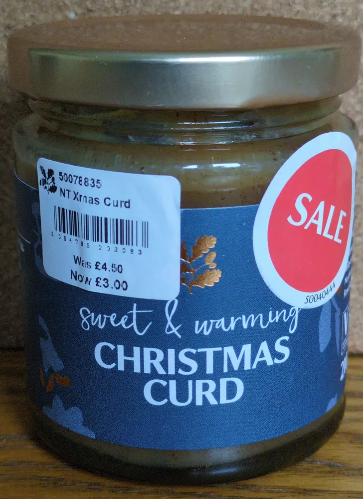 Christmas curd