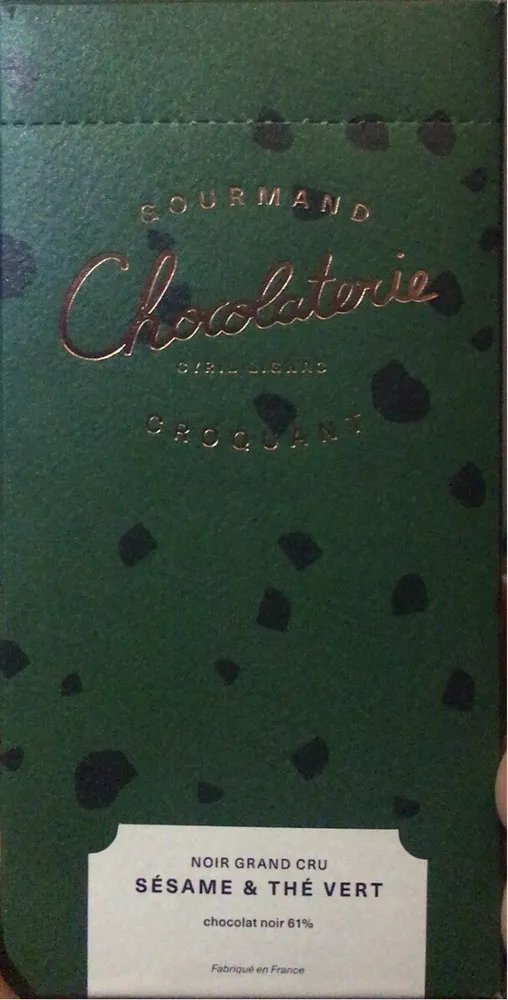 Noir grand cru Sésame & Thé Vert