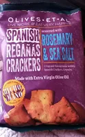 Regañás crackers rosemary & sea salt