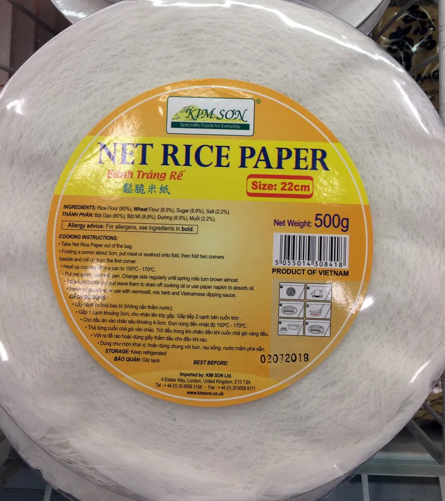 Net rice paper