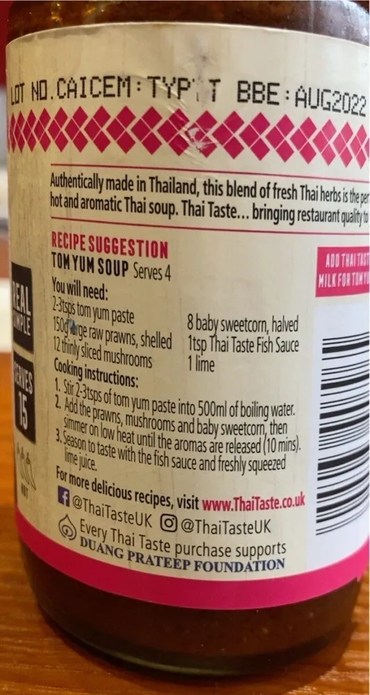 Tom Yum Oaste