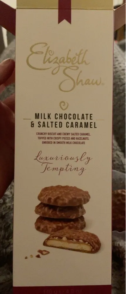 Milk chocolate and salted caramel