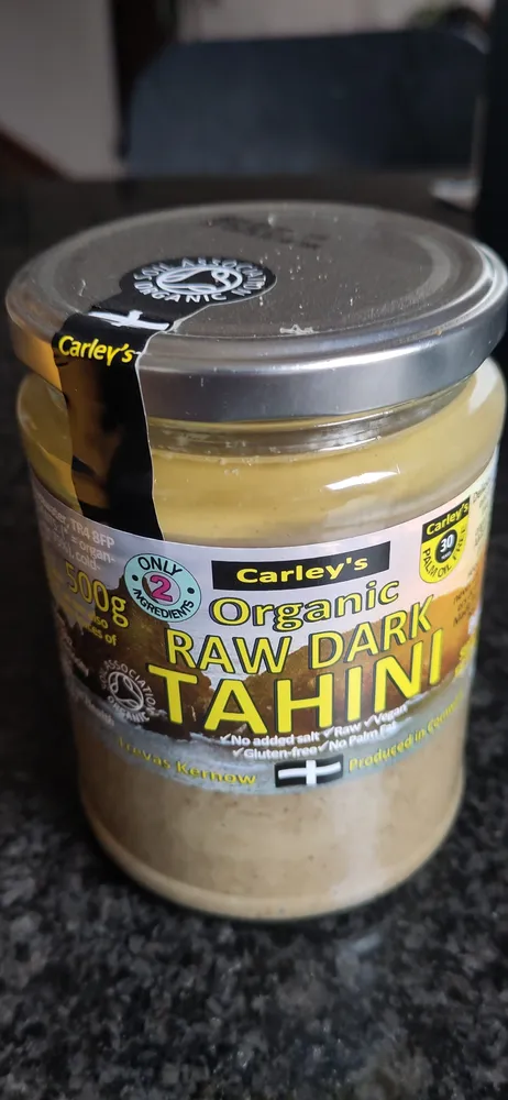 Raw dark tahini