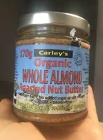 Organic whole almond roasted nut butter