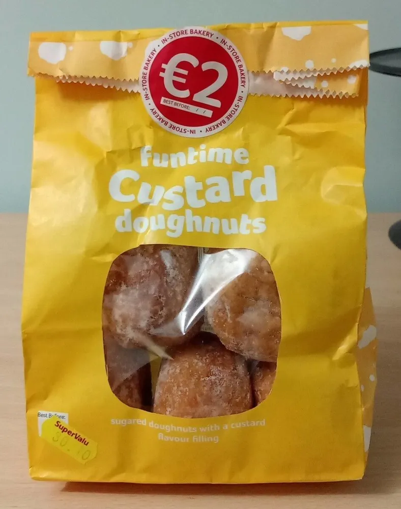 Funtime Custard doughnuts