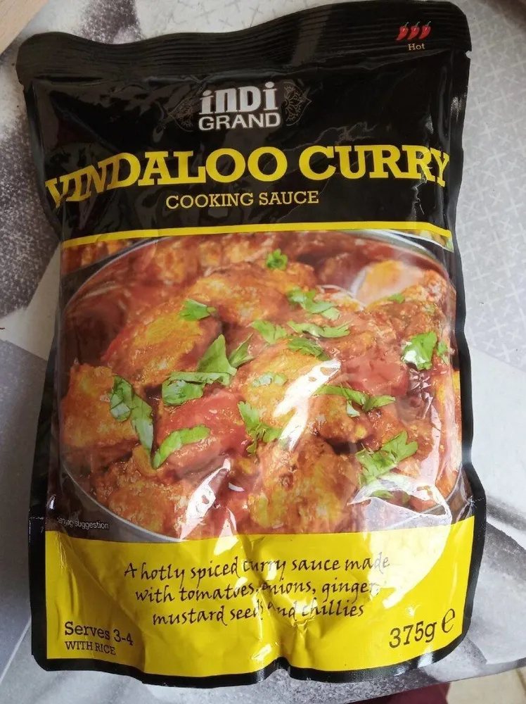 Vindaloo curry