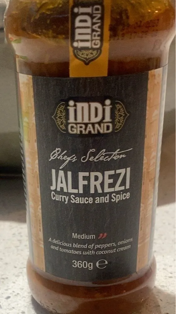 Jalfrezi curry sauce and spice