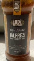 Jalfrezi curry sauce and spice