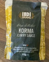 Korma curry sauce