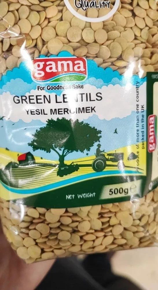 Green lentil s