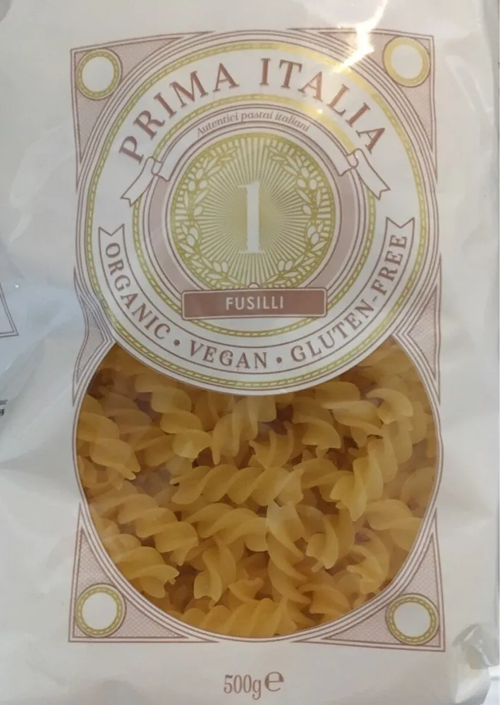 Prima italia fusili organic vegan