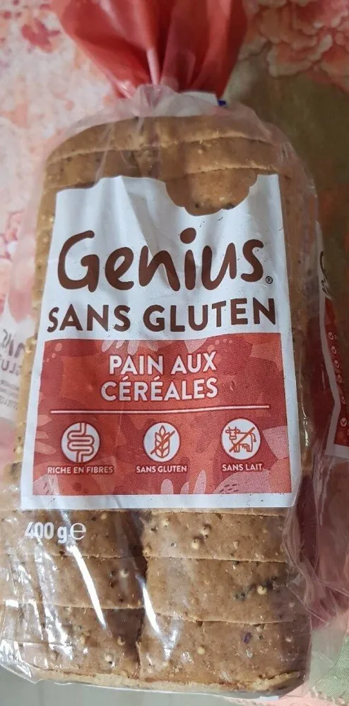 Pain aux céréales tranché sans gluten