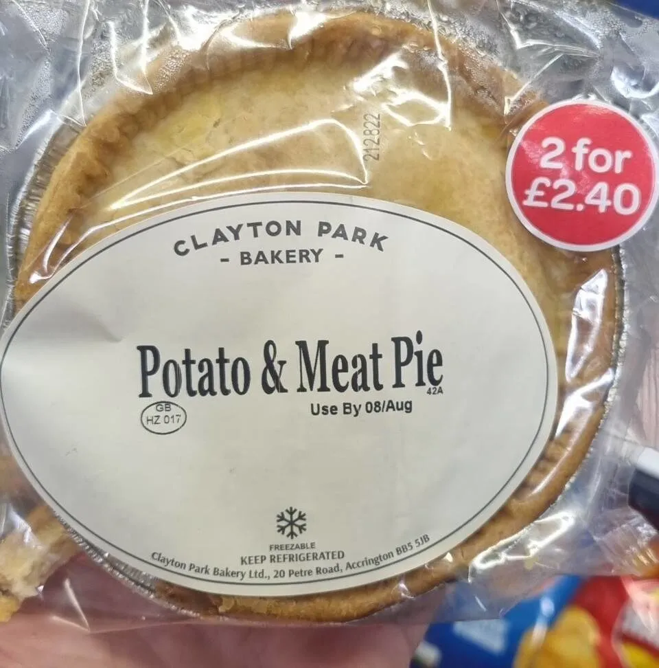 Potatoe and meat pie