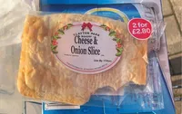 cheese and onion slice (Clayton Park Bakery)