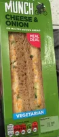 Cheese & Onion on malted brown bread