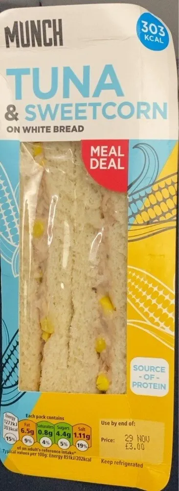 Tuna & sweetcorn