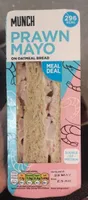 Prawn Mayo on Oatmeal Bread