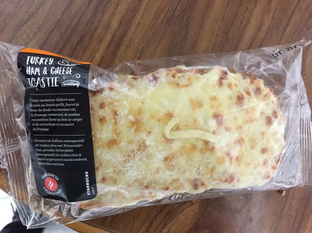 Turkey ham & cheese toastie