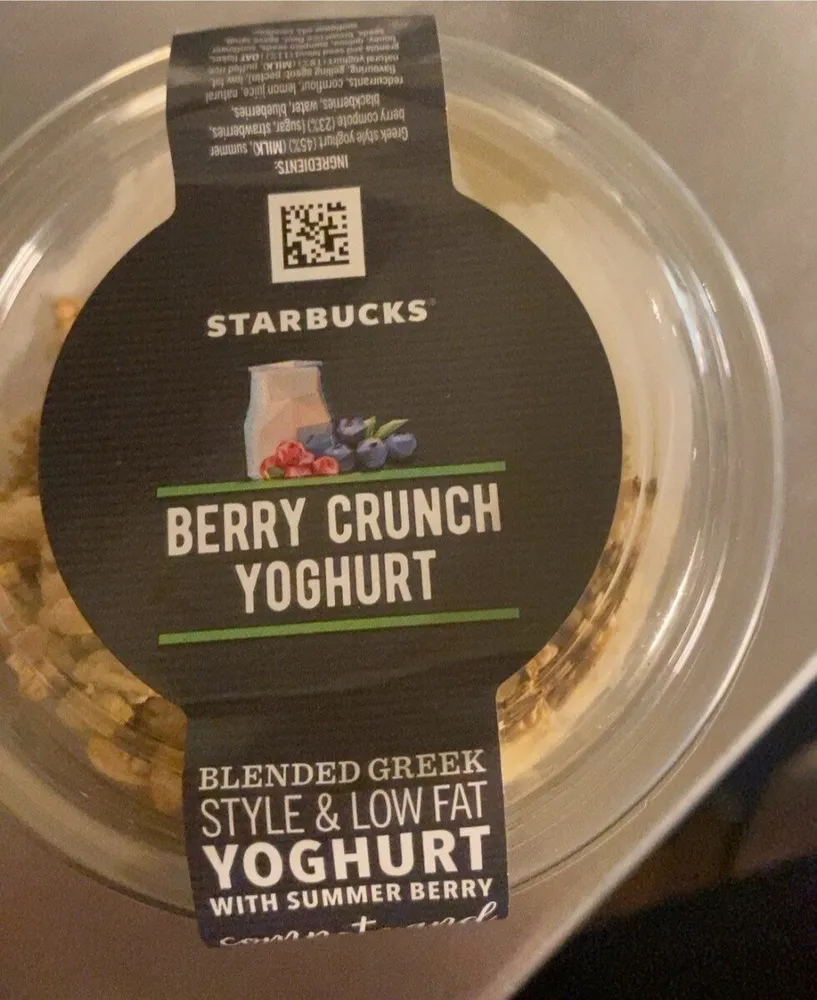 Berry crunch joghurt