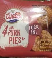 4 mini pork pies