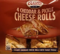 4 Cheddar & Pickle Cheese Rolls