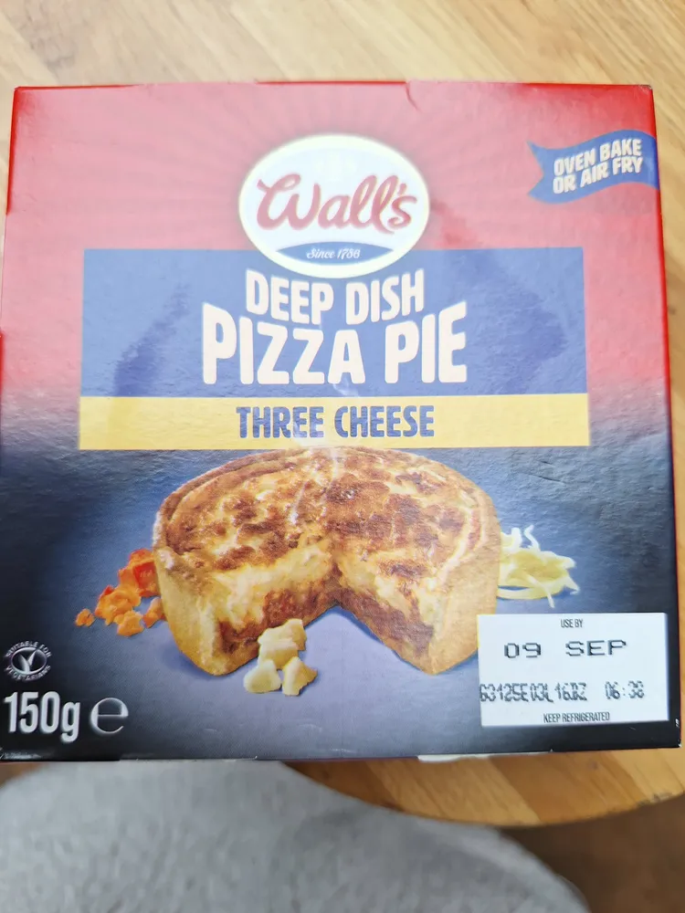 Deep Dish Pizza Pie Three Cheese
