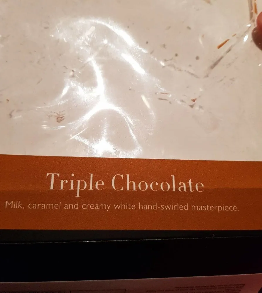 Triple chocolate slab