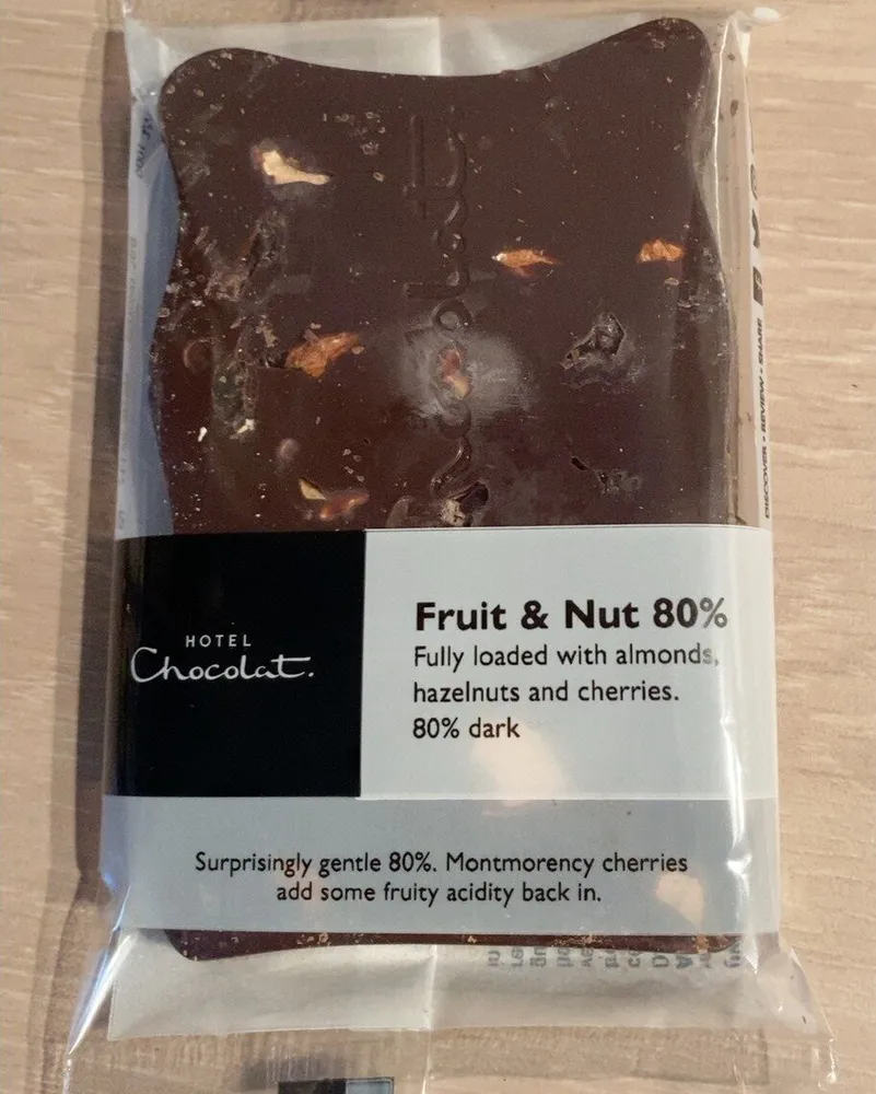 Fruit and Nut Chocolate 80%