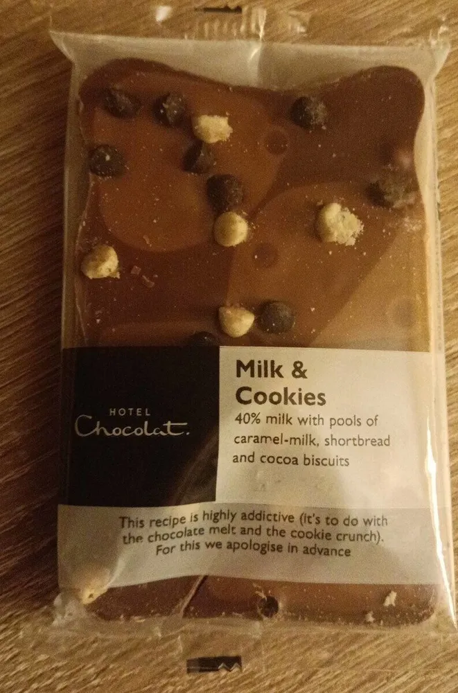 Tablette de chocolat (milk ans cookies)