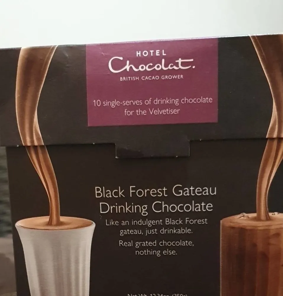 Black forest gateau drinking chocolate