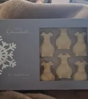 White chocolate reindeer