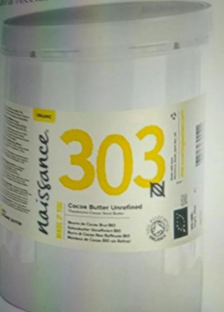 Manteca de cacao bio sin refinar