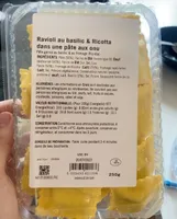 Ravioli Basilic Ricotta
