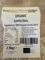 Organic Jumbo Oats