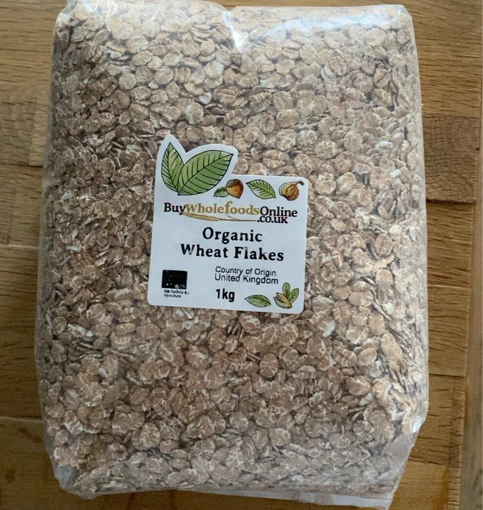 Organic wheat flakes