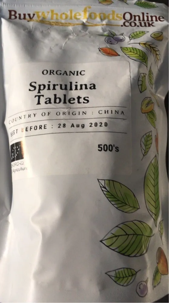 Spirulina tablets