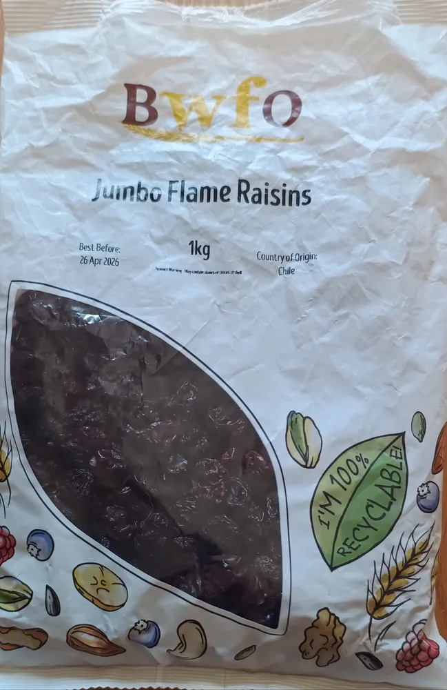 Jumbo Flame Raisins