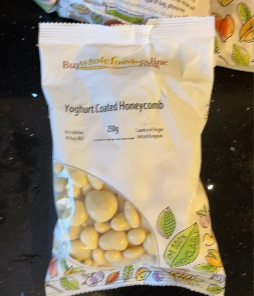 Yoghurt coated honeycomb