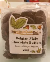 Belgian Plain Chocolate Buttons
