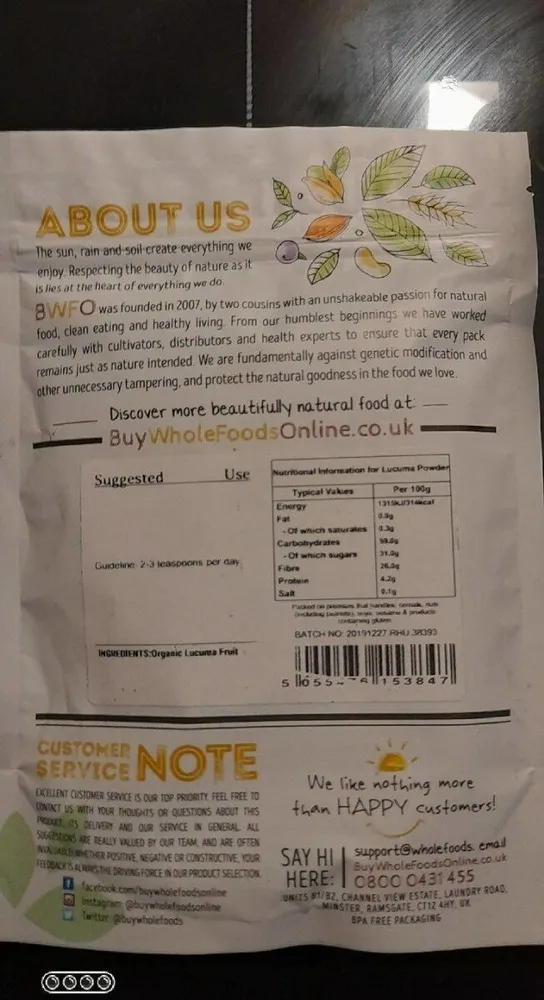 Lucuma powder