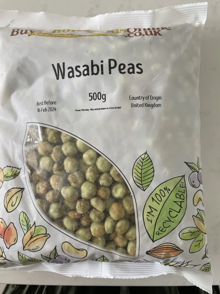 wasabi peas