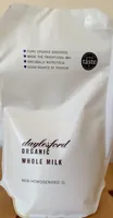 Organic whole milk