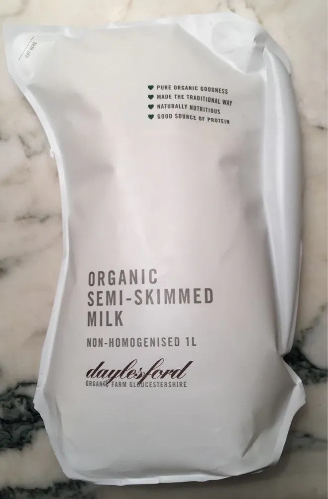 Organic semi-skimmed milk