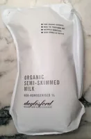 Organic semi-skimmed milk