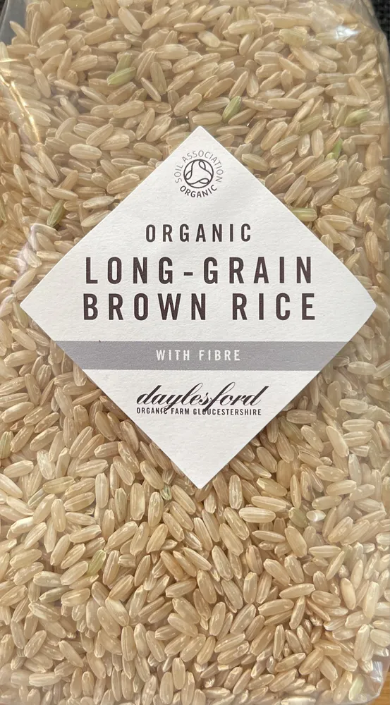 Long-grain brown rice