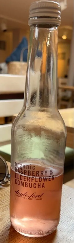 Organic rasperry & elderflower kombucha