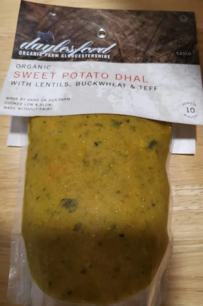 Sweet potato dhal with lentils, buckwheat & teff